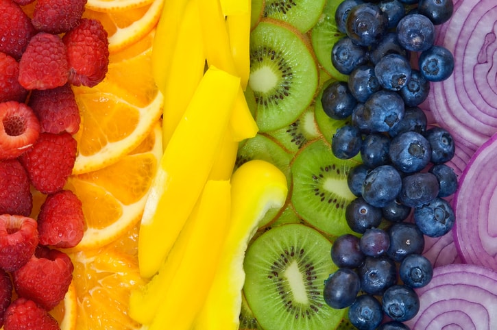 As cores dos alimentos e a importância dos Bioativos na alimentação saudável