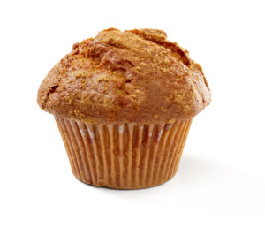 Muffin com farinha de linhaça