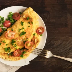 Omelete fitness no prato